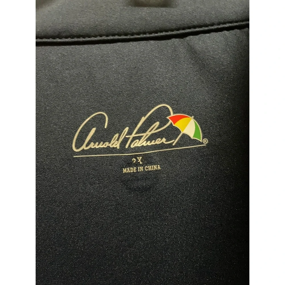 Arnold Palmer Turtle Hill 1/4 Zip‎ Golf Pullover Men's 2XL Blue NWT